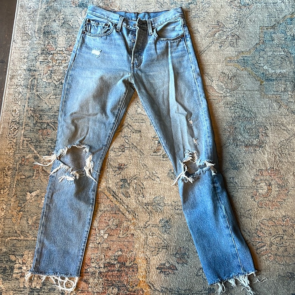 Levi 501 skinny jeans